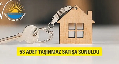  53 adet taşınmaz satışa sunuldu
