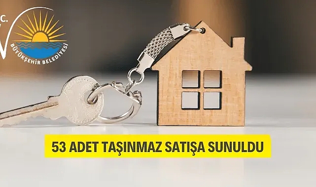  53 adet taşınmaz satışa sunuldu