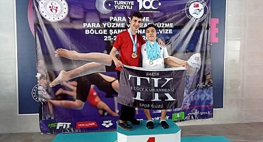 Bartınlı sporcular Yüzmede  13 madalya kazandı