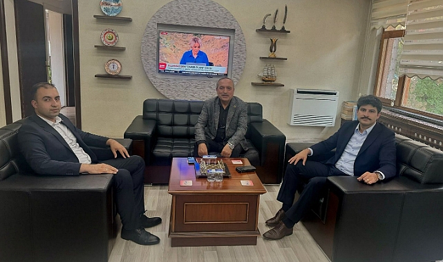 Başkan, Vali Yardımcısı ve Kaymakamı Ağırladı
