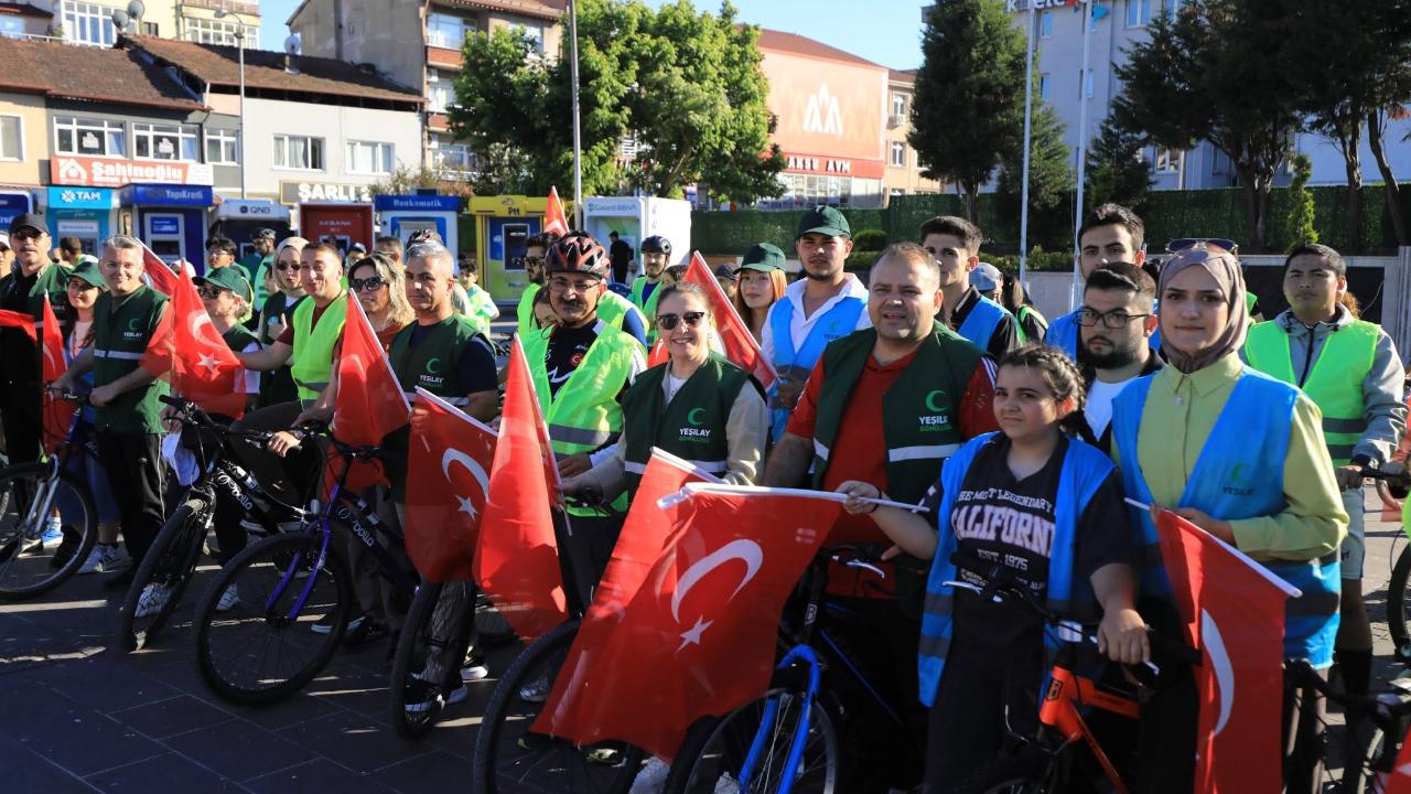 13. Geleneksel Yeşilay Bisiklet Turu Düzenlendi