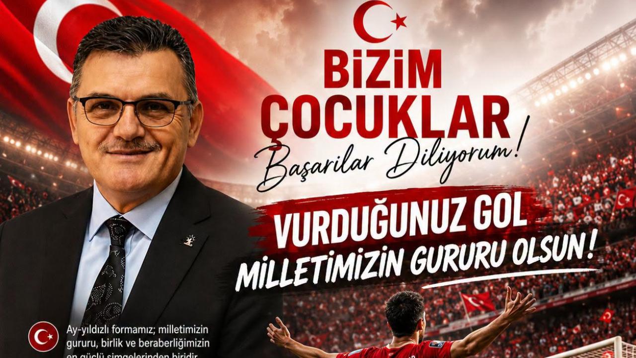 Arslan'dan A Milli Takıma Destek Mesajı