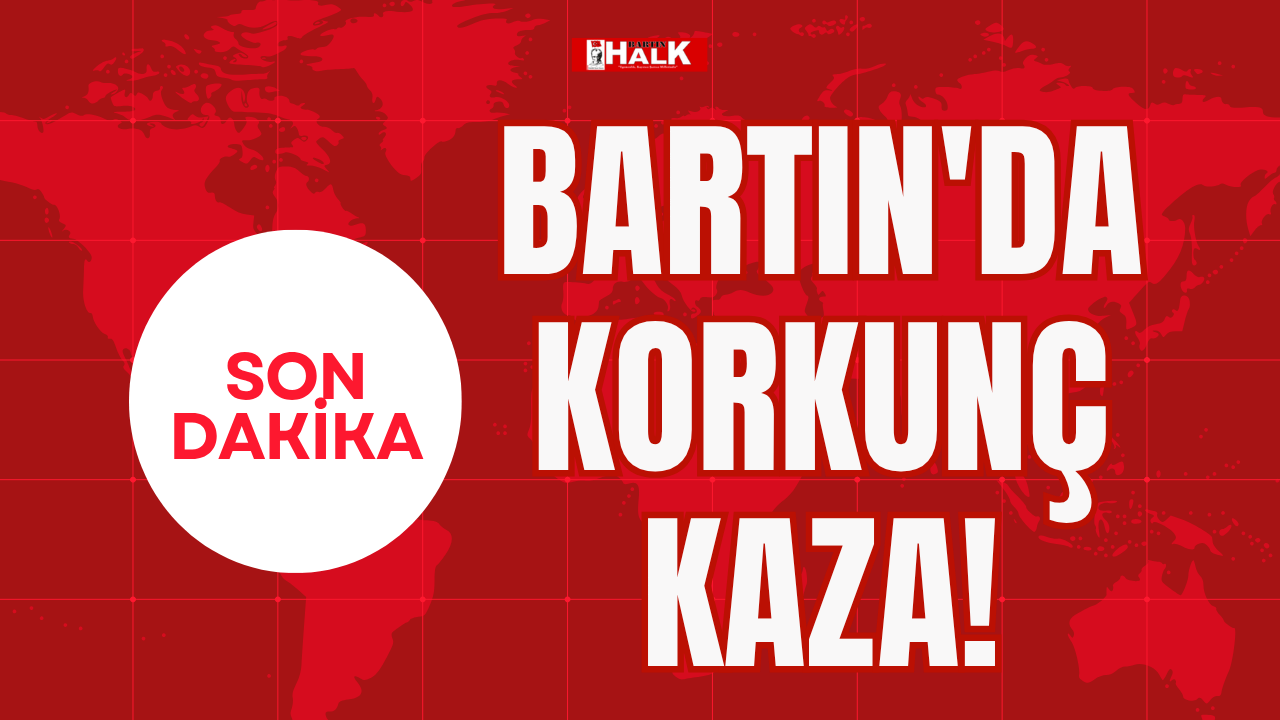 Bartın'da korkunç kaza!