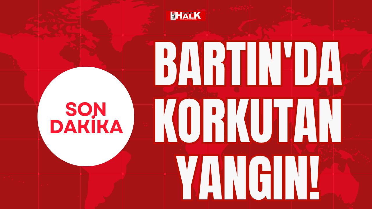 Bartın'da korkutan yangın!
