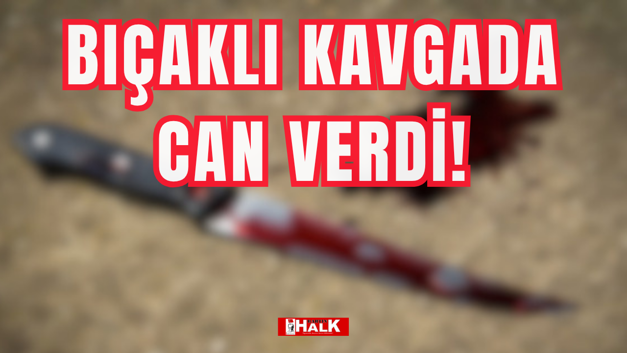 Bıçaklı kavgada can verdi!