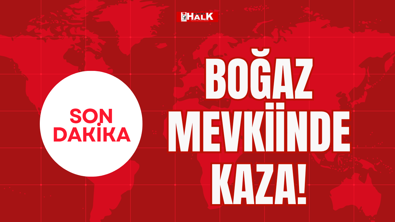 Boğaz mevkiinde kaza!