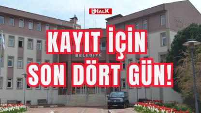 Kayıt için son dört gün!