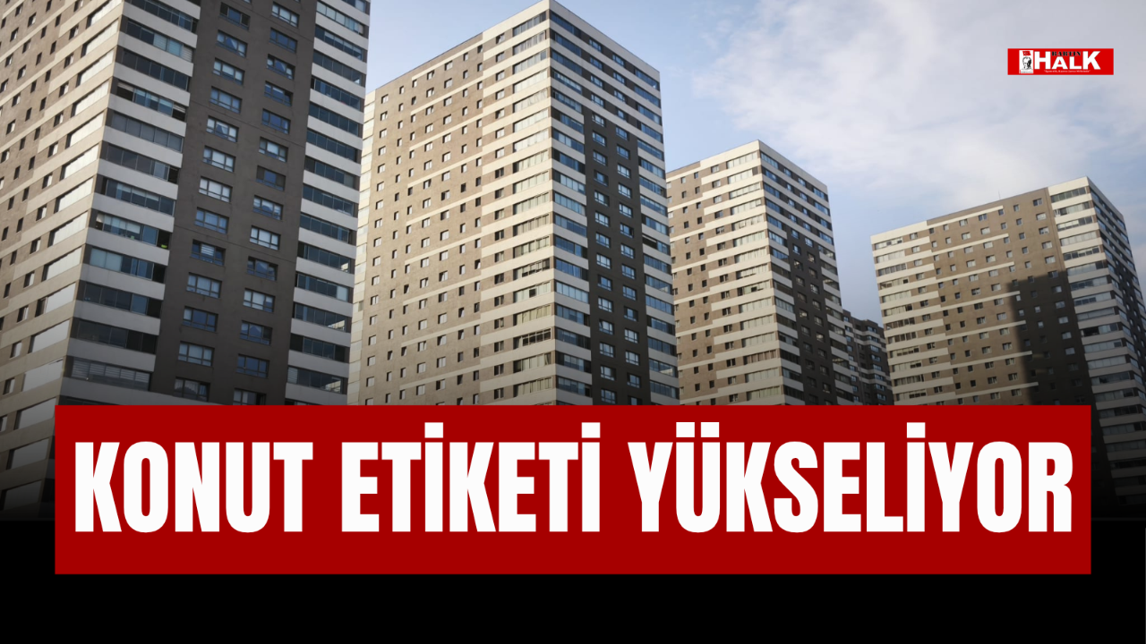 KONUT ETİKETİ YÜKSELİYOR
