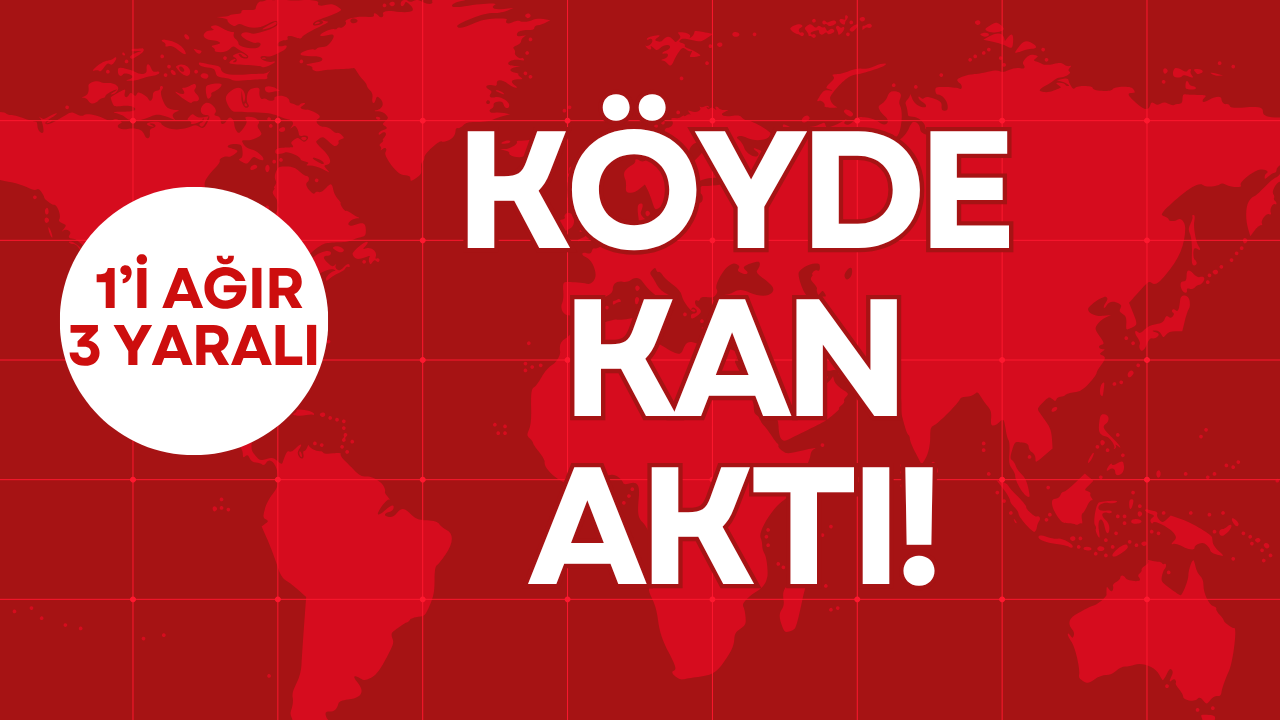 KÖYDE KAN AKTI!