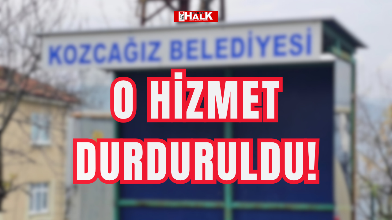 O hizmet durduruldu!