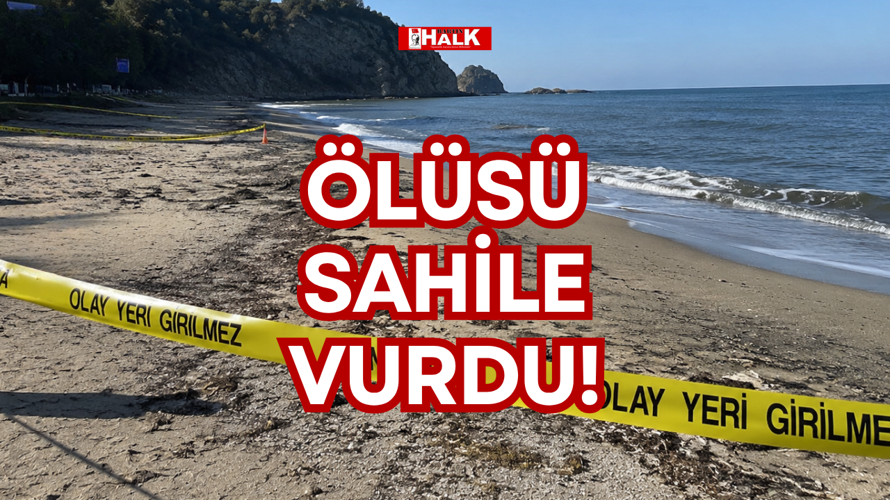 ÖLÜSÜ SAHİLE VURDU!