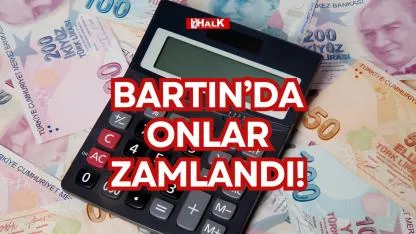 BARTIN’DA ONLAR ZAMLANDI!