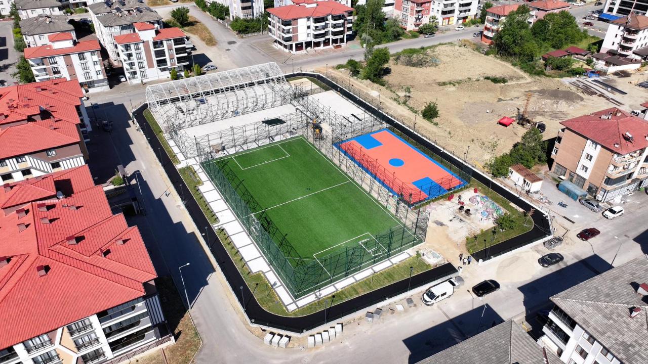 Spor Komleksi yapımı devam ediyor