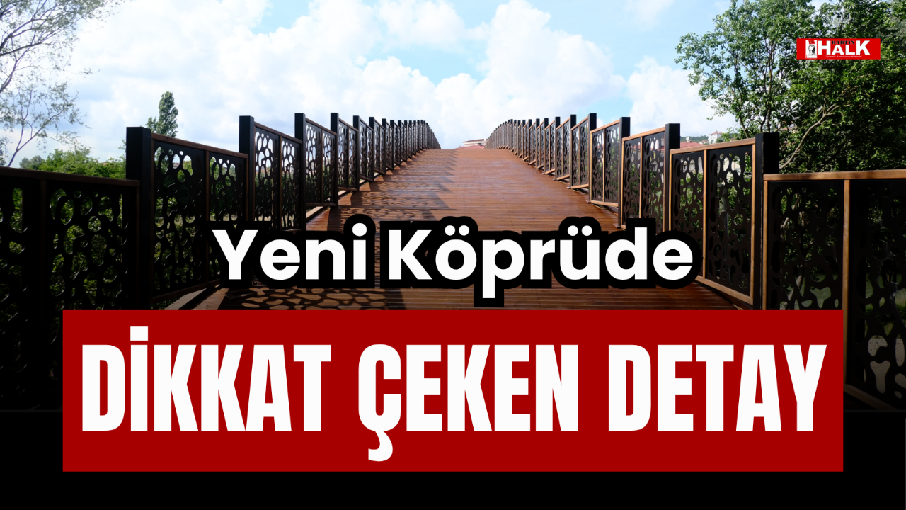 YENİ KÖPRÜDE DİKKAT ÇEKEN DETAY