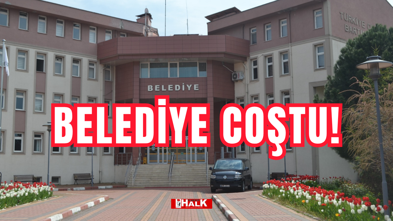 Belediye coştu!