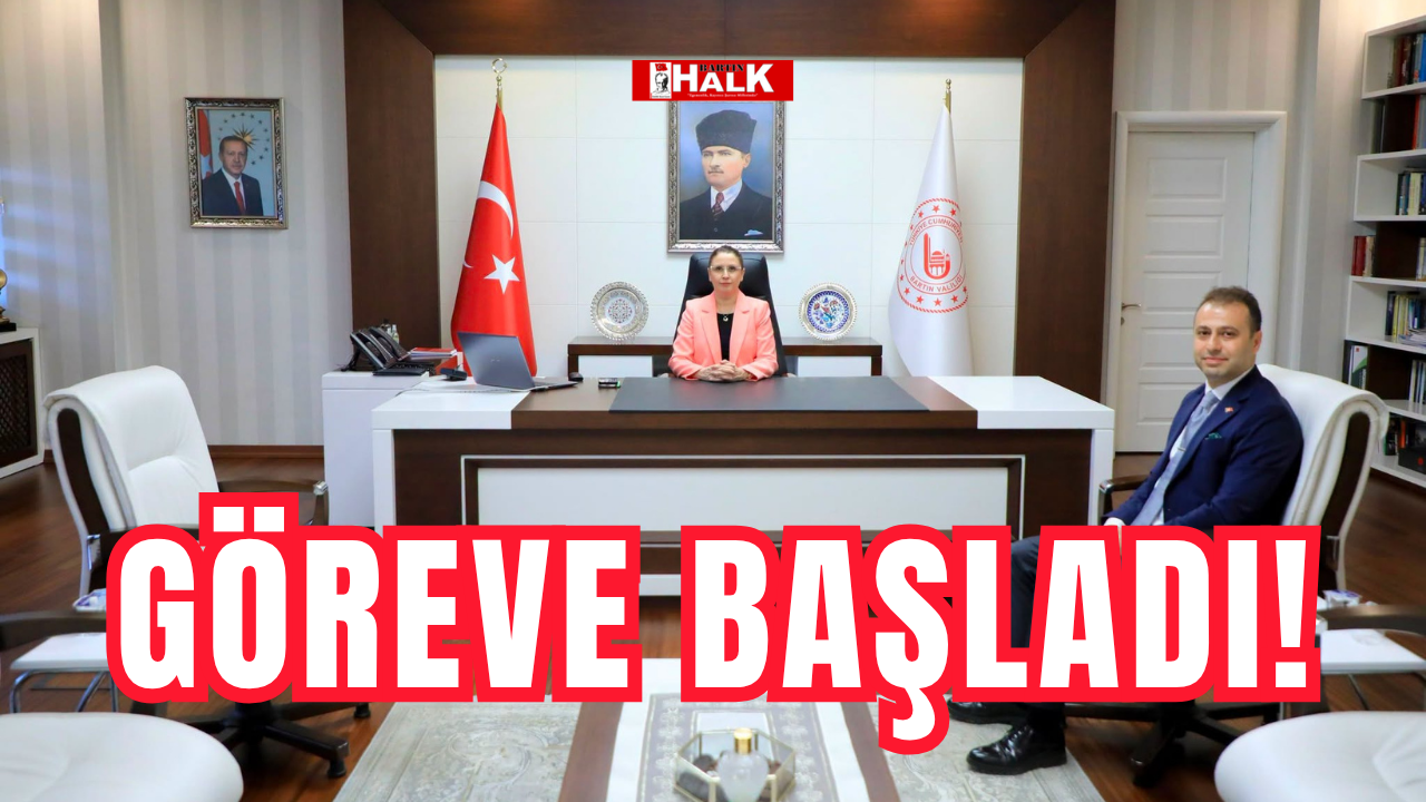 Göreve başladı!