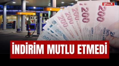 İNDİRİM MUTLU ETMEDİ