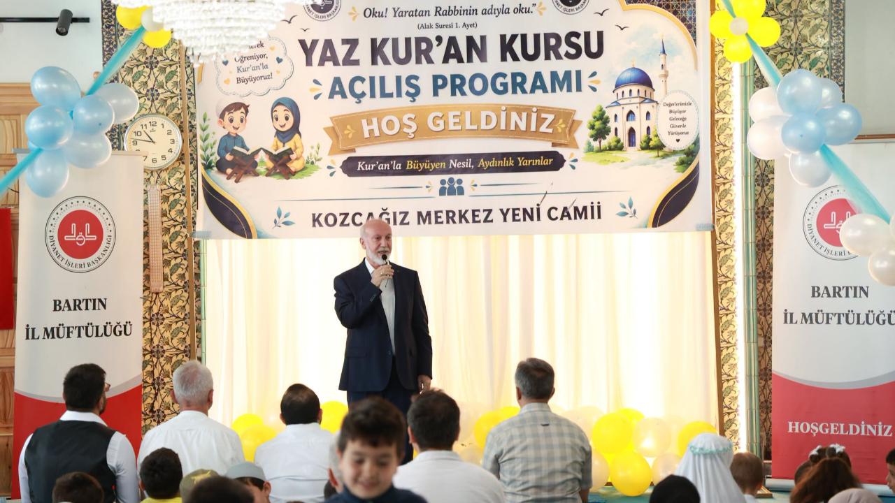 Kozcağız'da Yaz Kur'an Kursu Açılışı Gerçekleştirildi