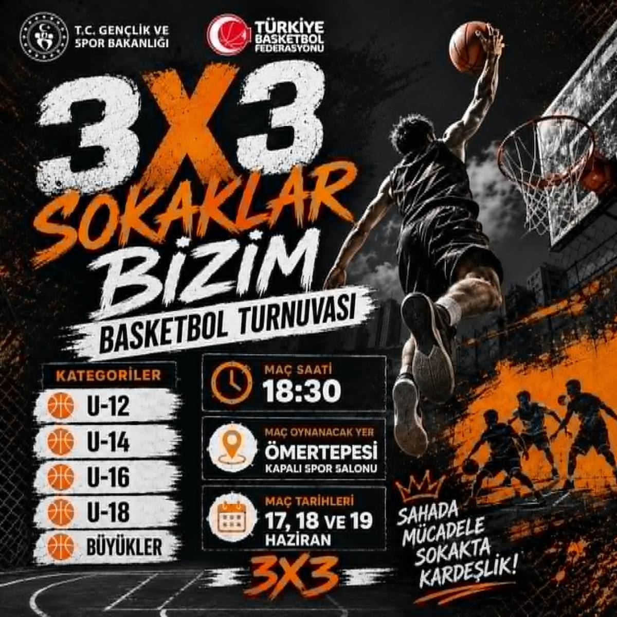 Bartın’da 3x3 Basketbol Turnuvası Başlıyor
