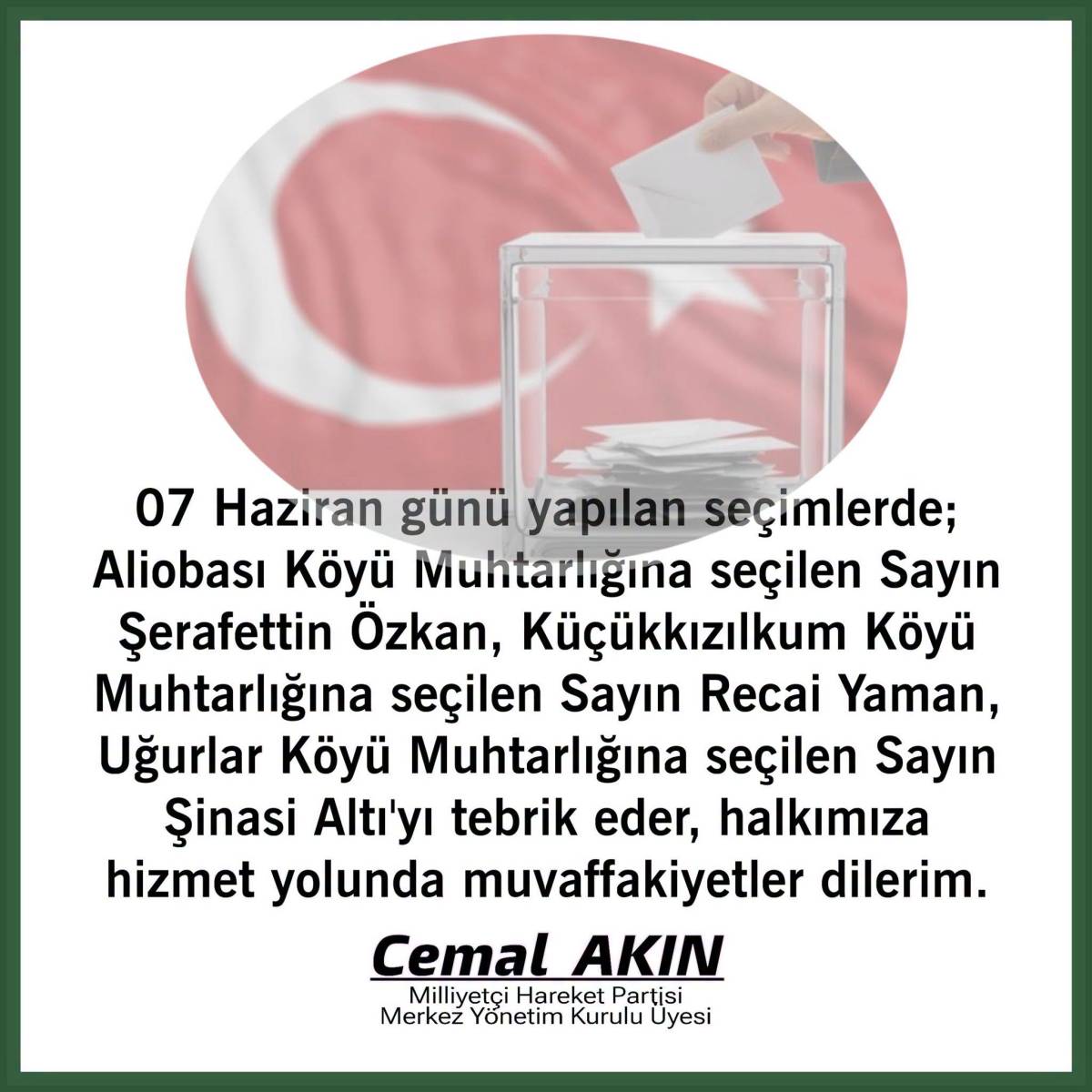 Bartın'a üç yeni muhtar!