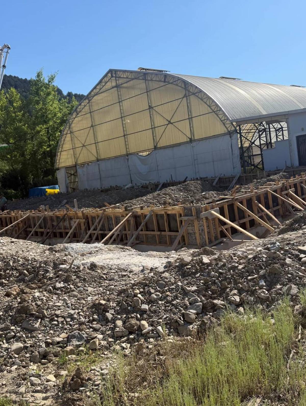 Güreş Salonu Projesinde Çalışmalar Hız Kazandı