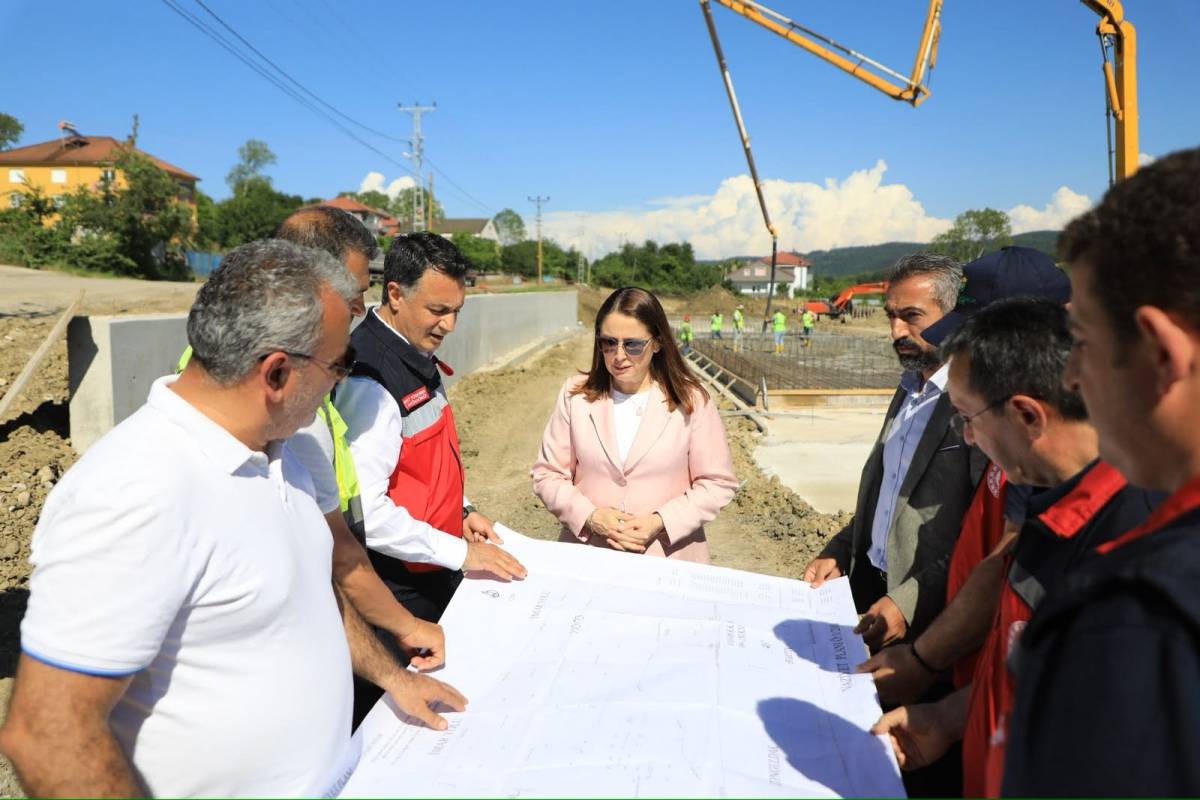 Yerinde inceledi