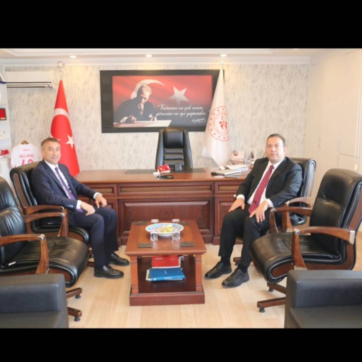 Başsavcı Şahin'den Akkaş'a veda ziyareti