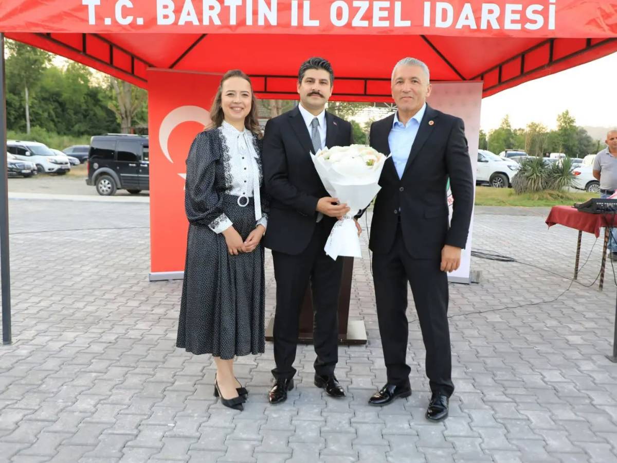 Bartın'a veda etti