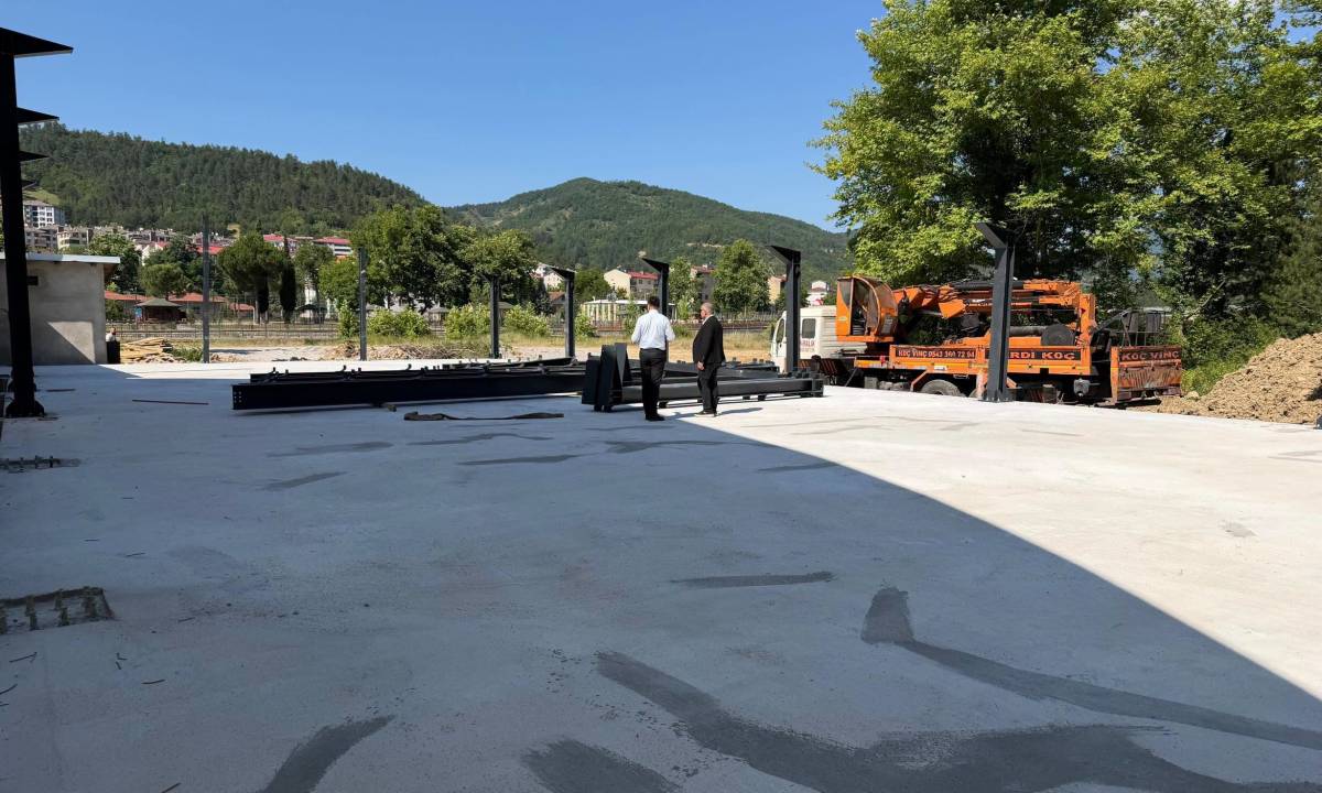 Ulus'a Güreş sahası Yapılıyor