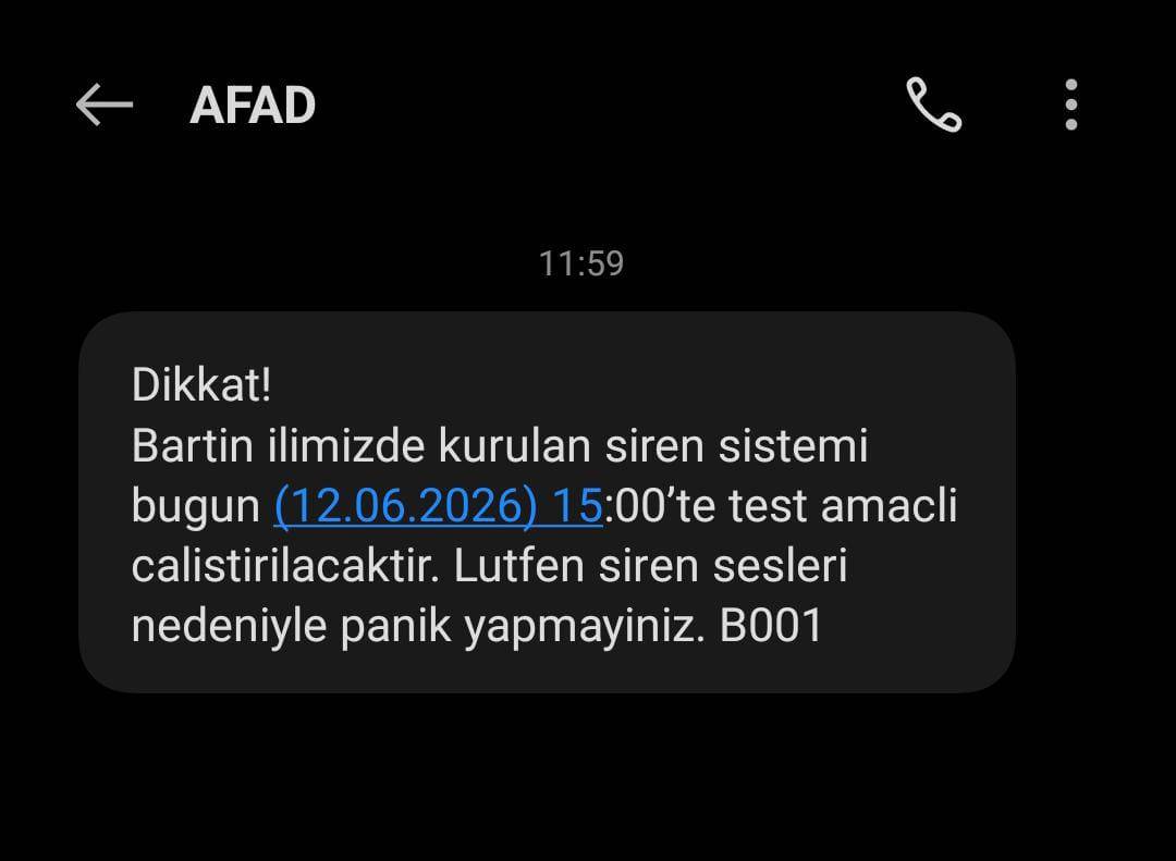 AFAD'tan Bartın uyarısı!