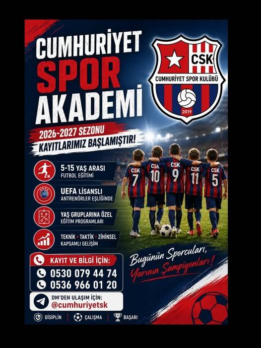 Cumhuriyetspor Futbol Okulu Açacak