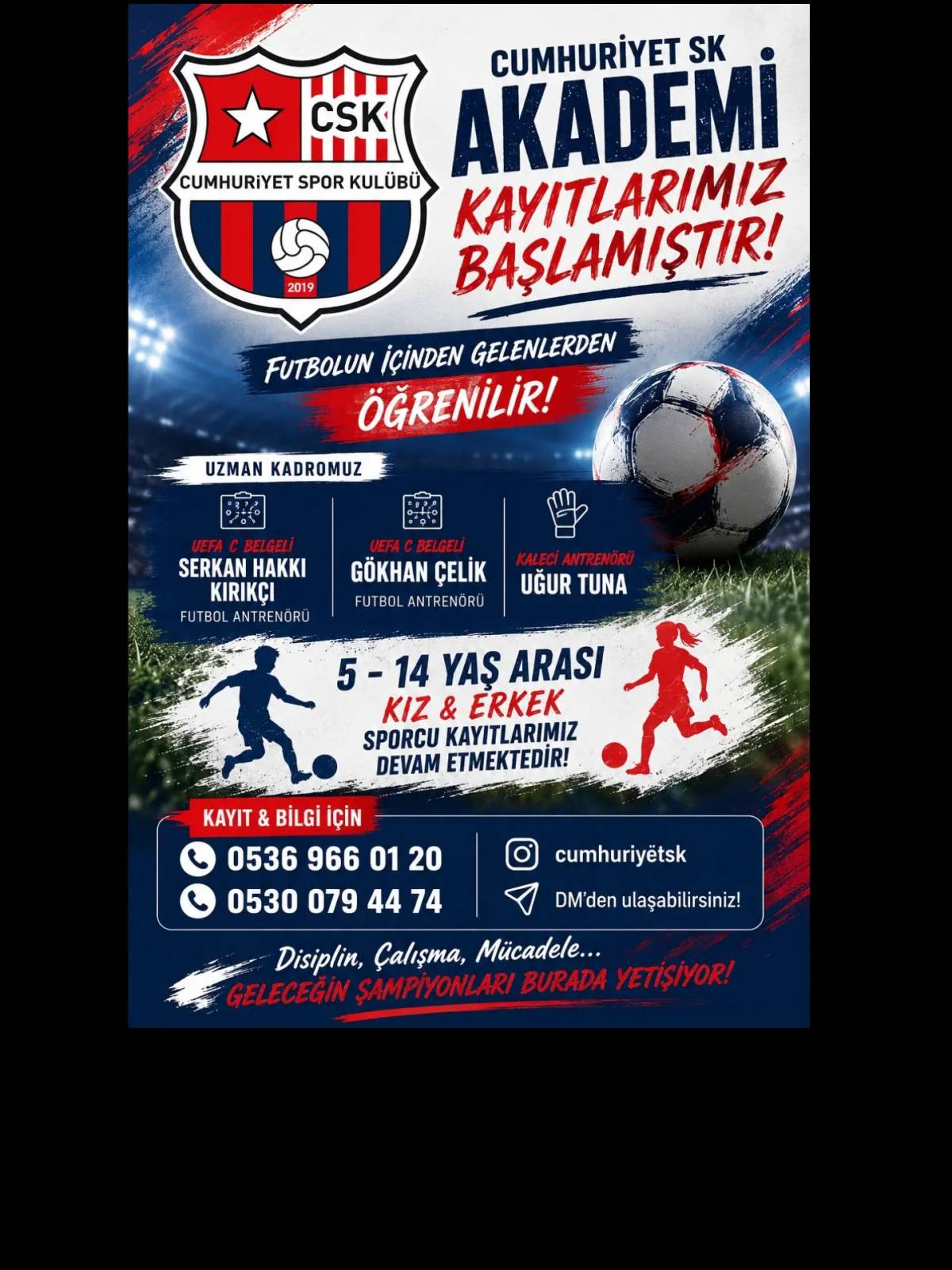 Cumhuriyetspor Futbol Okulu Açacak