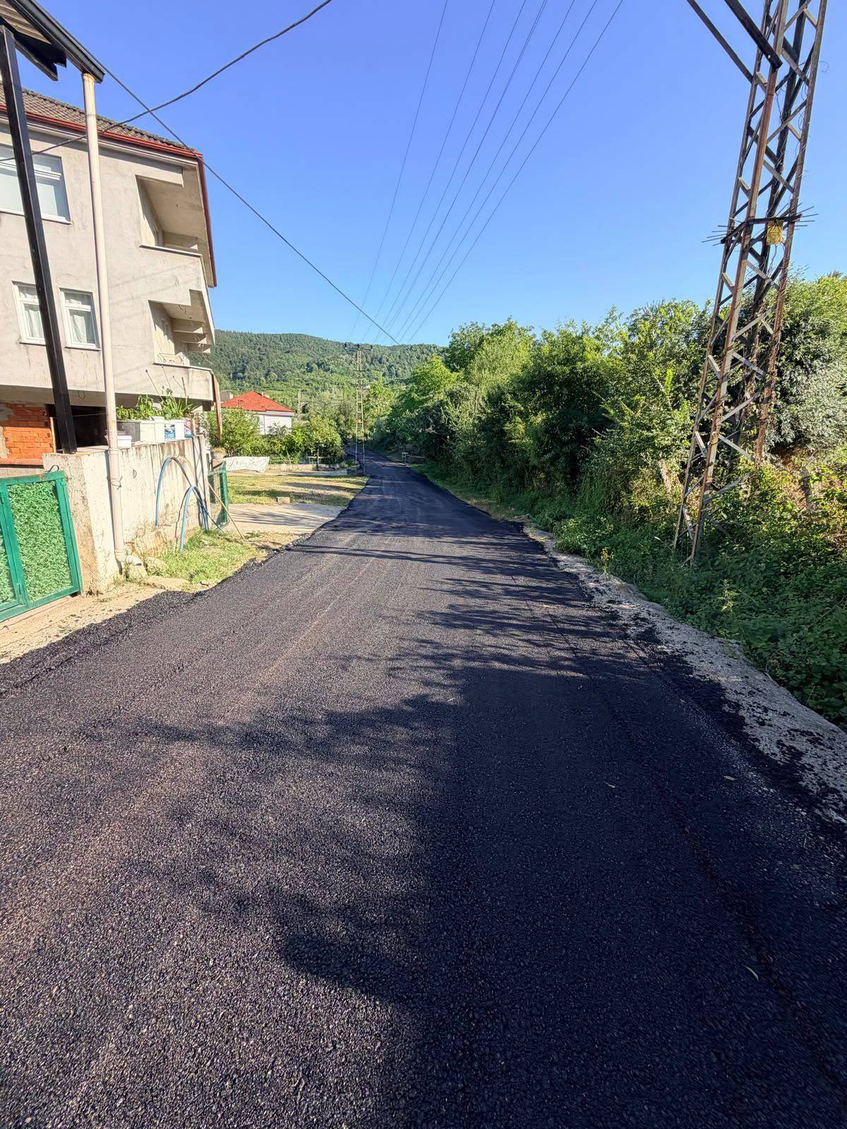 Sıcak asfalt tamamlandı!