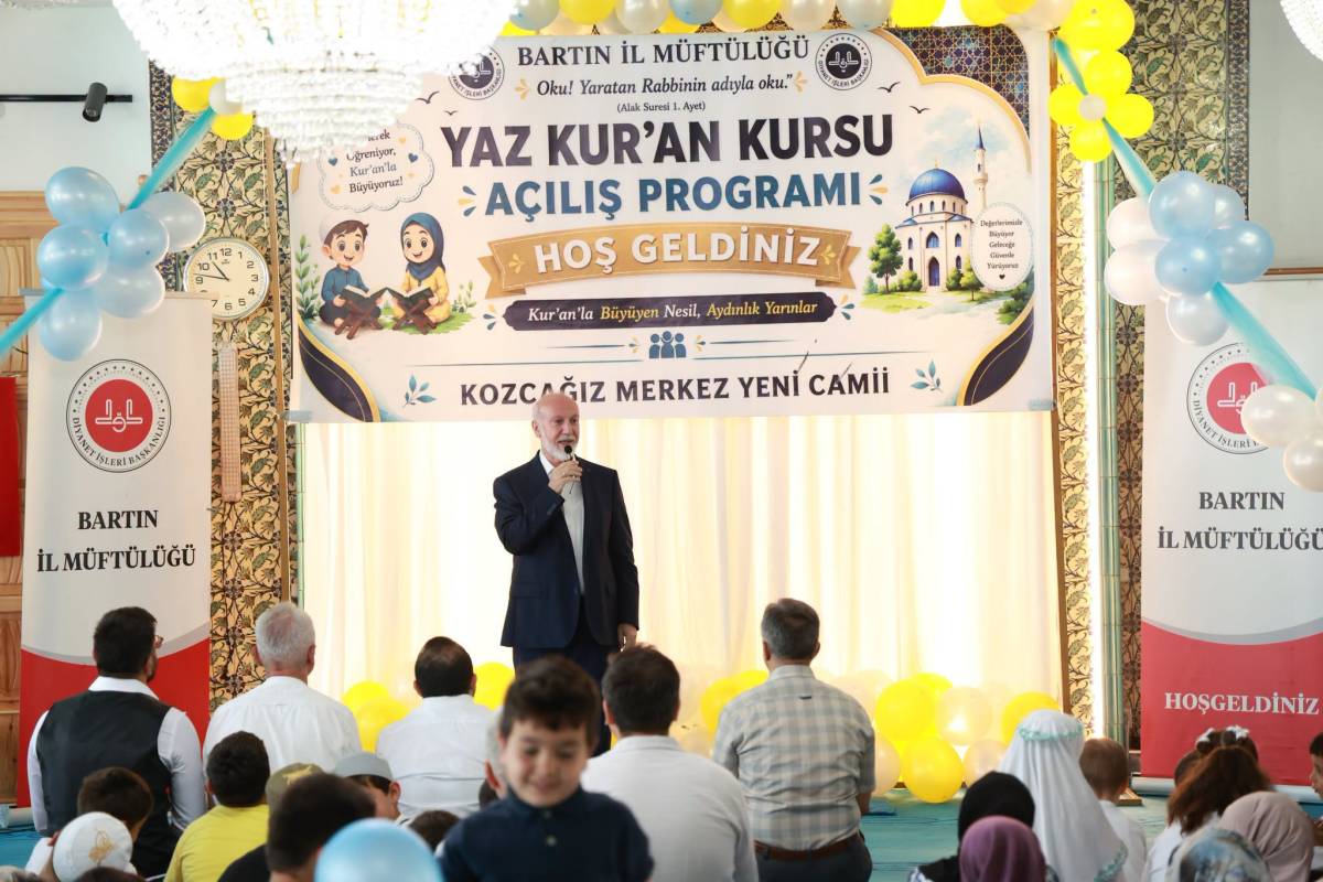 Kozcağız'da Yaz Kur'an Kursu Açılışı Gerçekleştirildi