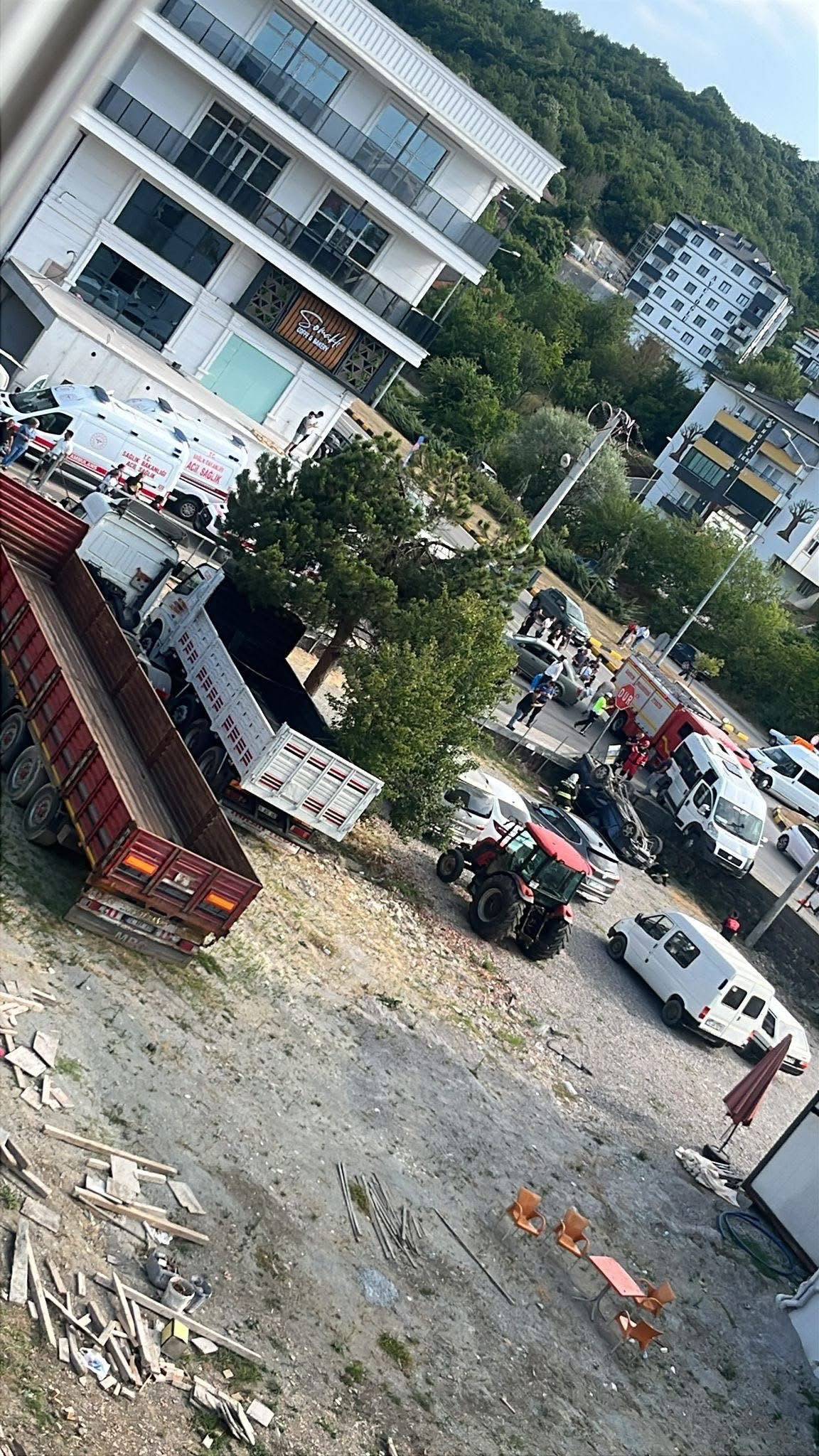 Bartın’da zincirleme kaza!