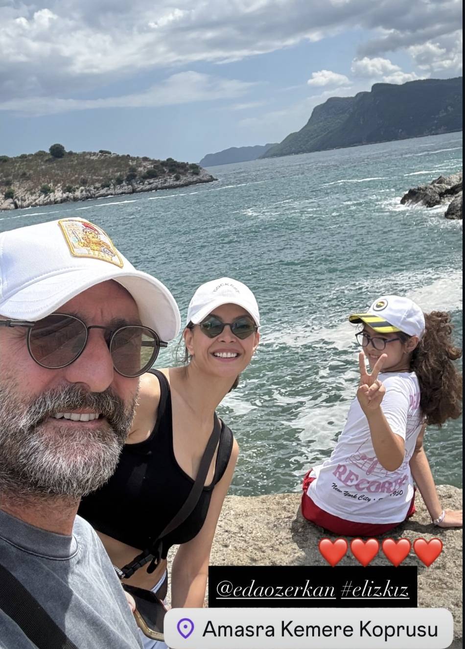 Ünlü oyuncu Bartın'da tatilde!